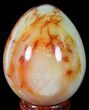 Colorful Carnelian Agate Egg #55507-1